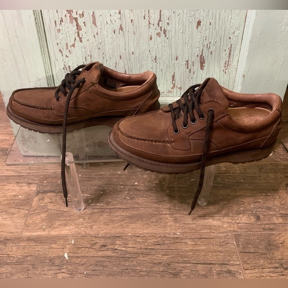 Men’s Cabela’s brown leather lace up shoes - Picture 4 of 6